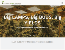 Tablet Screenshot of forevergreenindoors.com